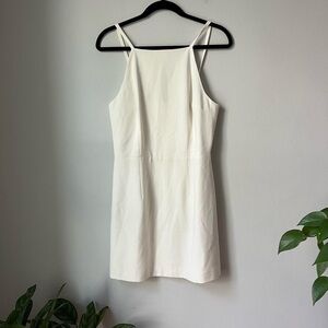 French Connection White Sheath Minidress
